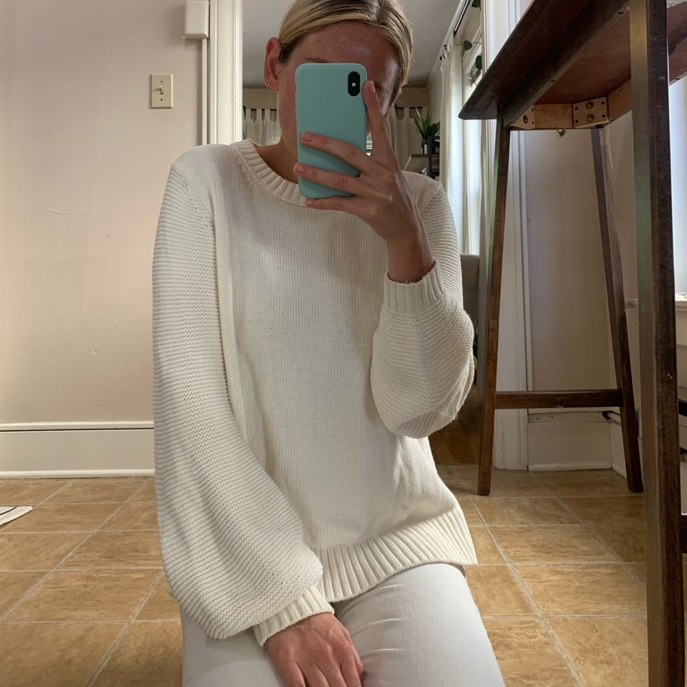 Bell Sleeve Knit Sweater from Loft